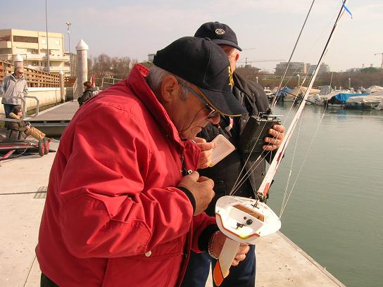 ModelVela in allenamento