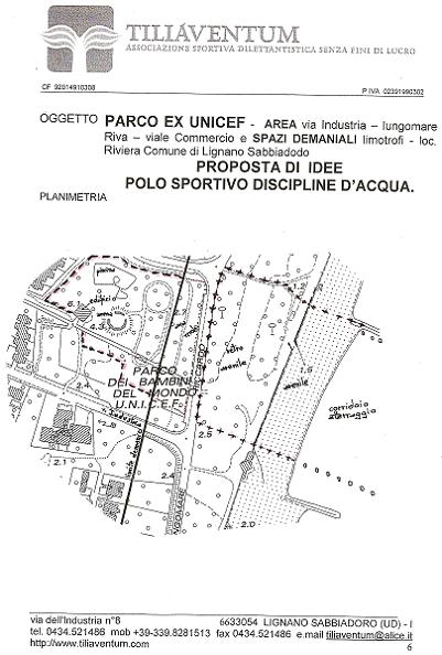 POLO SPORTIVO: PARCO EX UNICEF E SPIAGGIA-PRESENTATA PROPOSTA