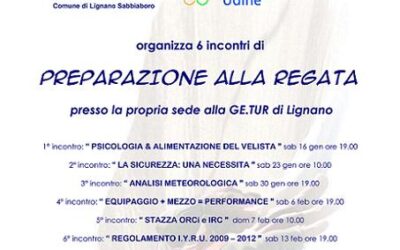 VELA ALTURA: 6 INCONTRI TEMATICI A LIGNANO