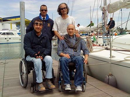 PATENTI NAUTICHE "C" DISABILI VELA E MOTORE OLTRE 12MG: PATENTATI DUE SOCI TILIAVENTUM