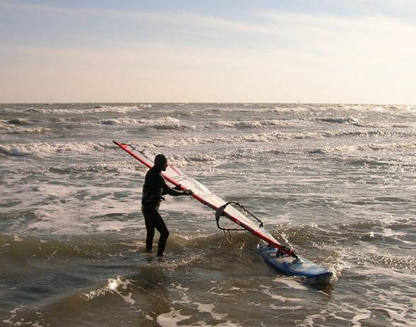 BORA FORTE E SOLE A LIGNANO: FANTASTICO PER WINDSURF E KITE