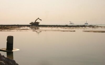 CONTINUANO DRAGAGGI E SCAVI ALLE FOCI DEL TAGLIAMENTO-PORTO LIGNANO SEMPRE PIU' PROBLEMATICO