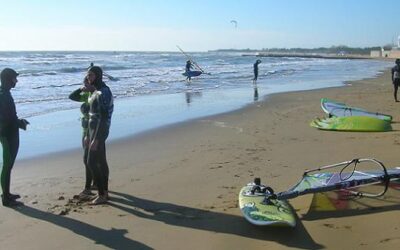 BORA A LIGNANO 12.11.2013: FESTA GRANDE PER WINDSURF E KITESURF