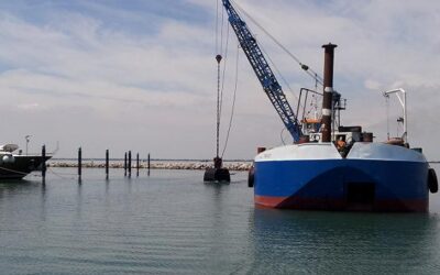 DRAGAGGI INGRESSO MARINA PUNTA FARO: LAVORI IN CORSO