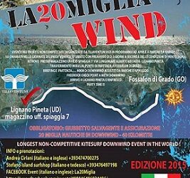 LA 20 MIGLIA - DOWNWIND KITESURF APRILE 2015