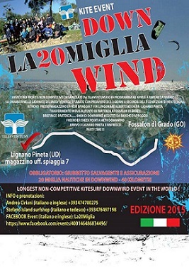 LA 20 MIGLIA - DOWNWIND KITESURF APRILE 2015