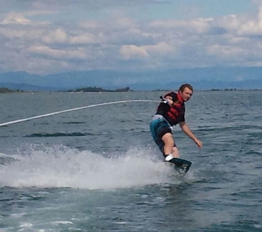 WAKEBOARD A LIGNANO IN ATTESA DEL VENTO