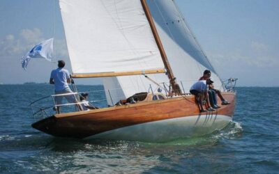 SERENITY e team Tiliaventum alla Regata barche epoca di Pirano