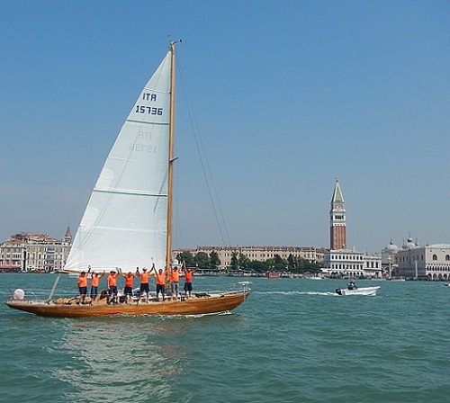 TROFEO VELE EPOCA PRINCIPATO DI MONACO A VENEZIA NON FELICE PER I COLORI TILIAVENTUM