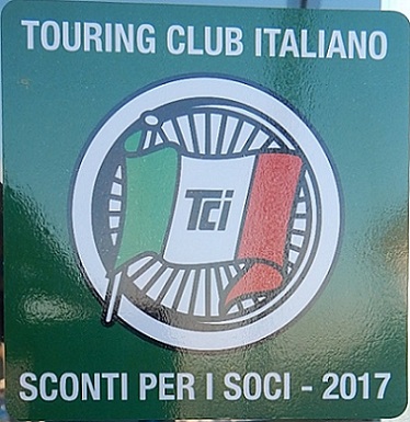 TOURING CLUB ITALIANO e TILIAVENTUM:PROSEGUE LA CONVENZIONE anche per il 2017