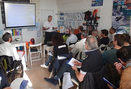 INIZIATO IL CORSO DI PREVENZIONE E GESTIONE DELLE EMERGENZE IN MARE PER TUTTI