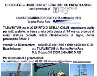 MARE PER TUTTI TILIAVENTUM: 1 E 15 SETTEMBRE 2017