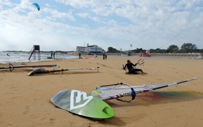 ancora Bora a Lignano venerdì 6 ottobre 2017: e ancora festa in mare per kitesurf e windsurf