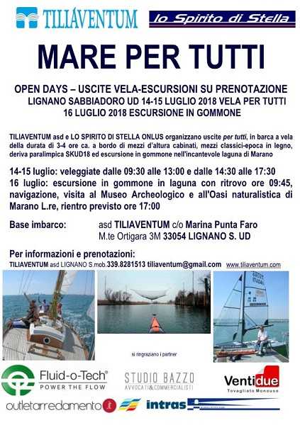 Mare Per Tutti: 14-15-16 luglio 2018