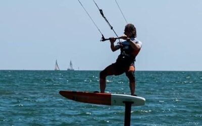 KiteFoil Tiliaventum: prove e test all'isola delle conchiglie