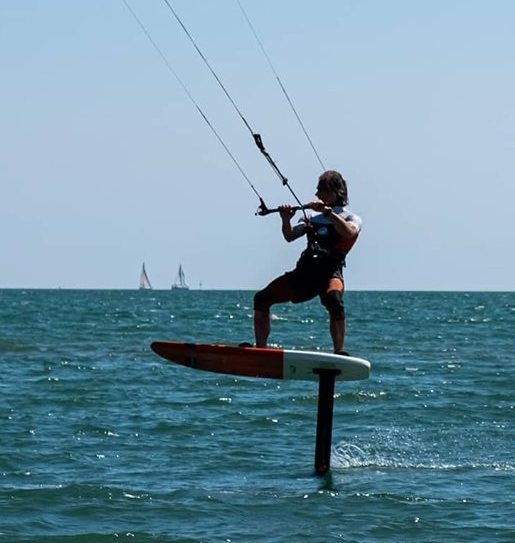 KiteFoil Tiliaventum: prove e test all'isola delle conchiglie