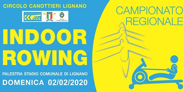 Canottaggio: Campionato Indoor Rowing a Lignano 02.02.2020