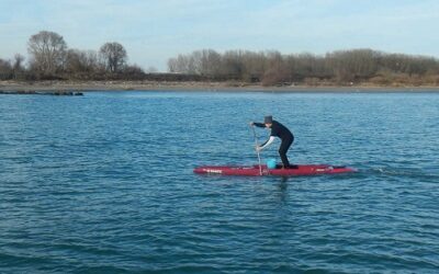 Mare d'inverno: I campioni di SUP anche ... a cape
