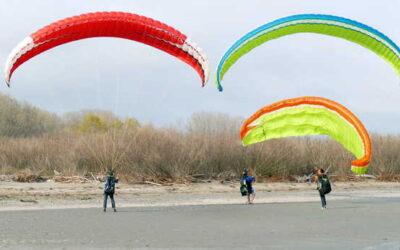 Parapendio: test di volo a Lignano con Tiliaventum, Vololibero e LifeguardAcademy