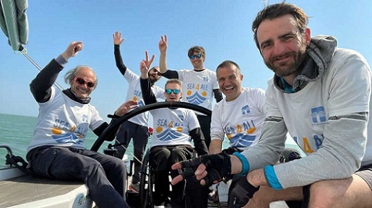 Team inclusivi Sea4All alla Regata dei 2 Golfi di Lignano Sabbiadoro