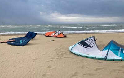 Bora sabato 28 maggio a Lignano: Kiters migrano pur di uscire in mare