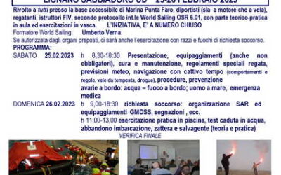 CORSO SICUREZZA E EMERGENZE A BORDO 25-26 febbraio 2023