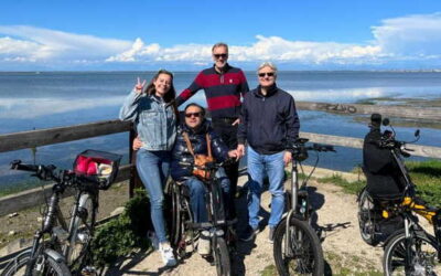 Giro terrestre nei percorsi ciclopedonali lignanesi e non solo: splenidido sabato 1 aprile