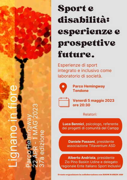 Sport e Disabilità: esperienze e prospettive - 5 maggio 2023