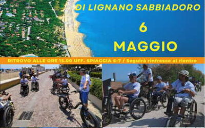 Escursione per tutti nei percorsi ciclopedonali di Lignano 6 maggio 2023