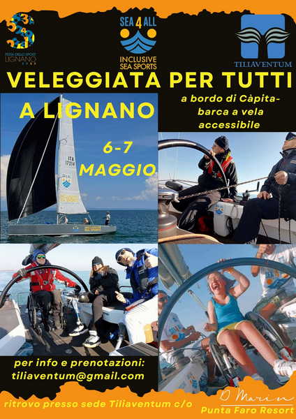 Sea4All: open day di vela per tutti 6-7 maggio 2023