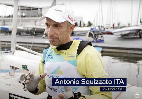 Squizzato al Campionato del Mondo di vela a TheHague