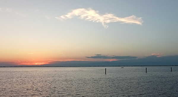 ... i tramonti rientrando dalle attività in mare