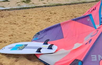 Kite a Lignano: finita la stagione balneare mare e spiaggia a disposizione