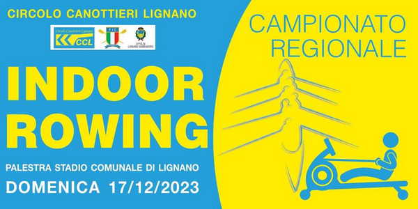 Campionato Regionale Indoor Rowing domenica 17 dicembre a Lignano