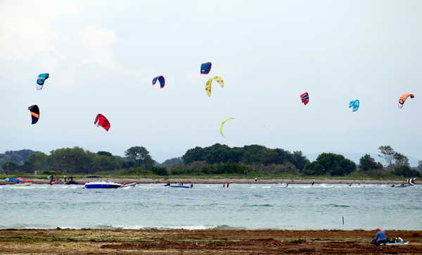 Lignano e Kitesurf spettacolo di vele colorate all'Isola domenica 9 giugno