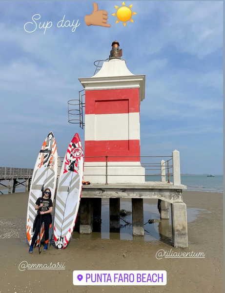 Tosi Lignano 17.03.2024 in posa in prossimità dell' ex Fanale rosso a Sabbiadoro