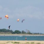 Lignano Sabbiadoro splendida termica sabato 7 giugno, kiters e vele ne approfittano