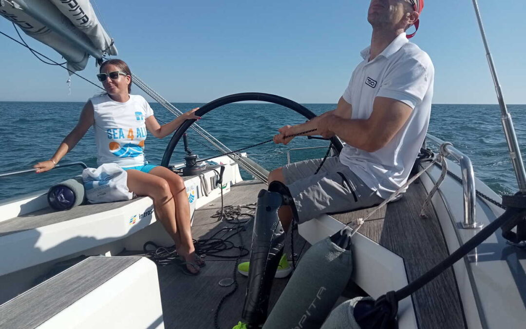 Dopo i test di ieri kite e wing, ancora Antonio Squizzato nella disciplina a lui più cara, la vela.