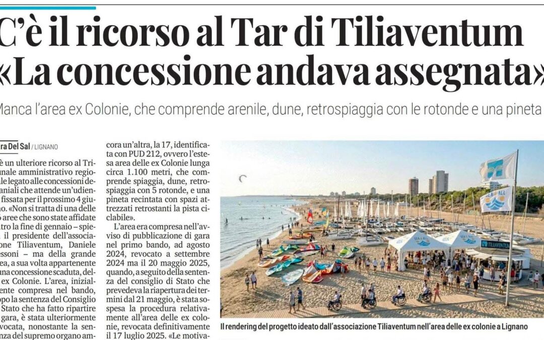 Rinnovo delle Concessioni a Lignano, un momento storico per Lignano e gli sport di mare per tutti, senza incomprensibili barriere procedurali.