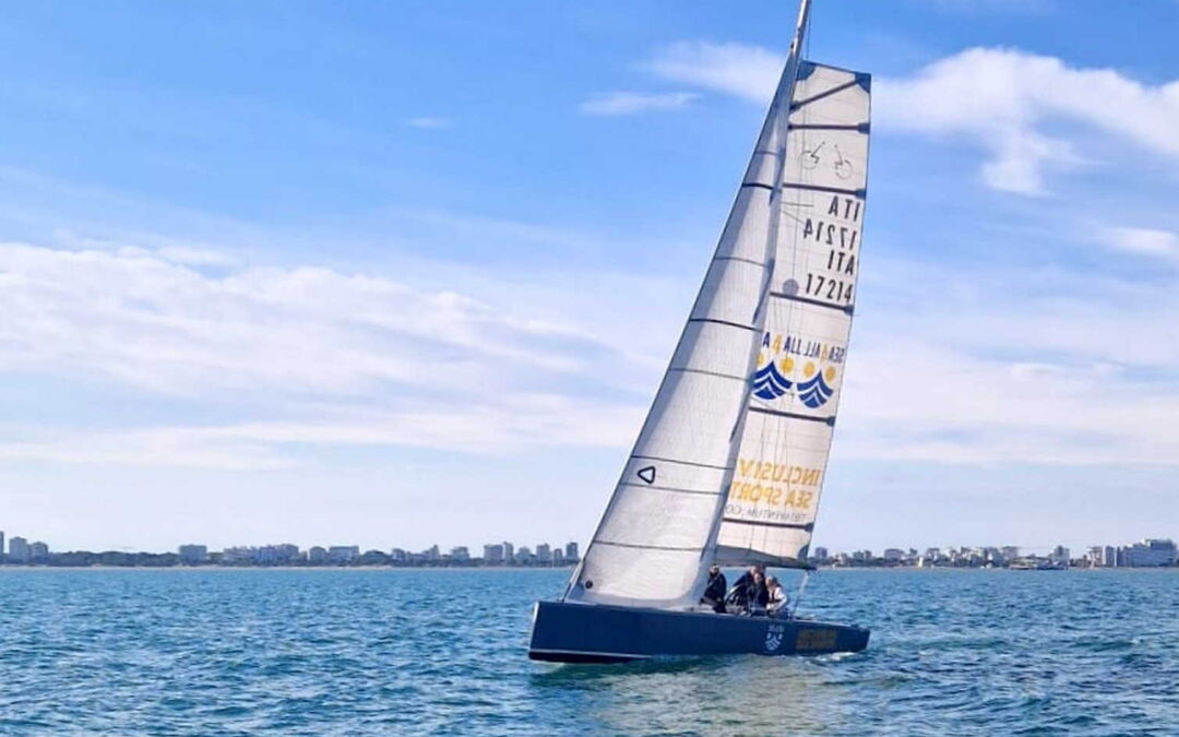Pasqua spettacolare a Lignano veleggiando in mezzo al mare.