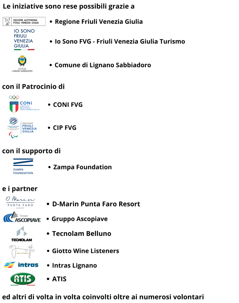 Mare e Vela per tutti tutto l'anno in FVG: ricchissimo fine settimana con Vela, Regate, open day, allenamenti e tanto altro 1 Elenco Sponsors new 25.05.2026