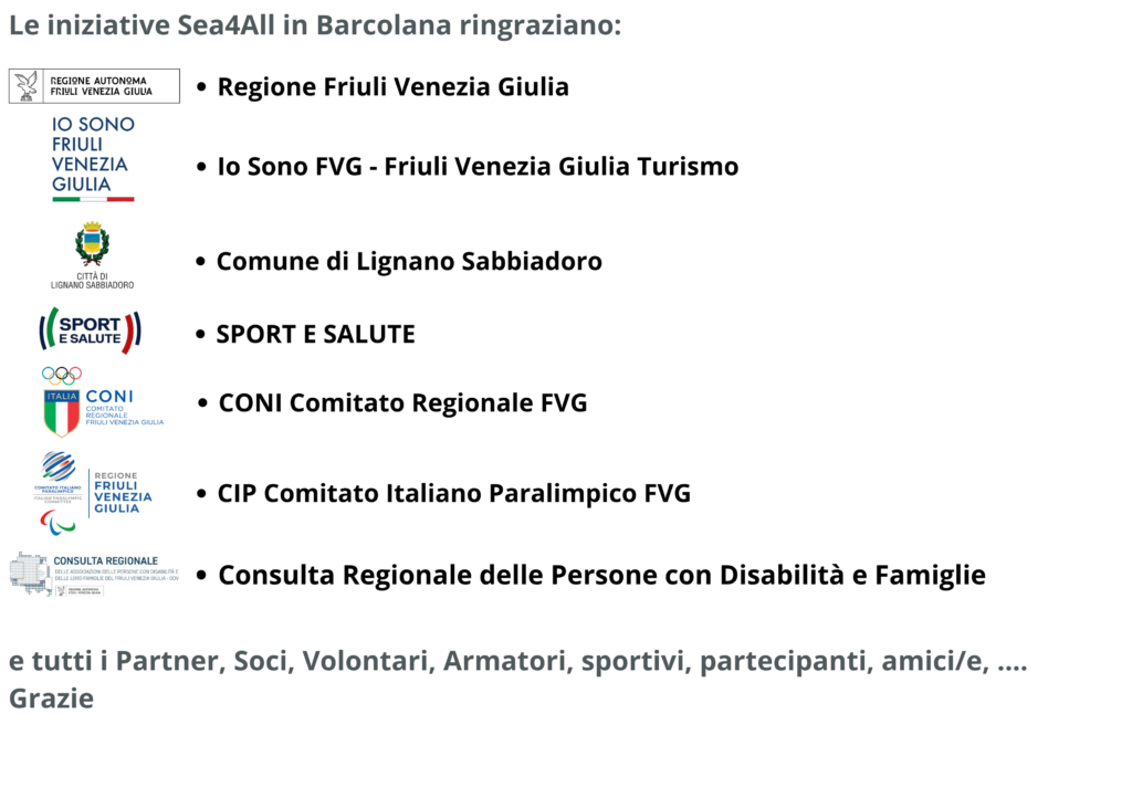 Elenco Sponsors Barcolana 58 (Tanks to)