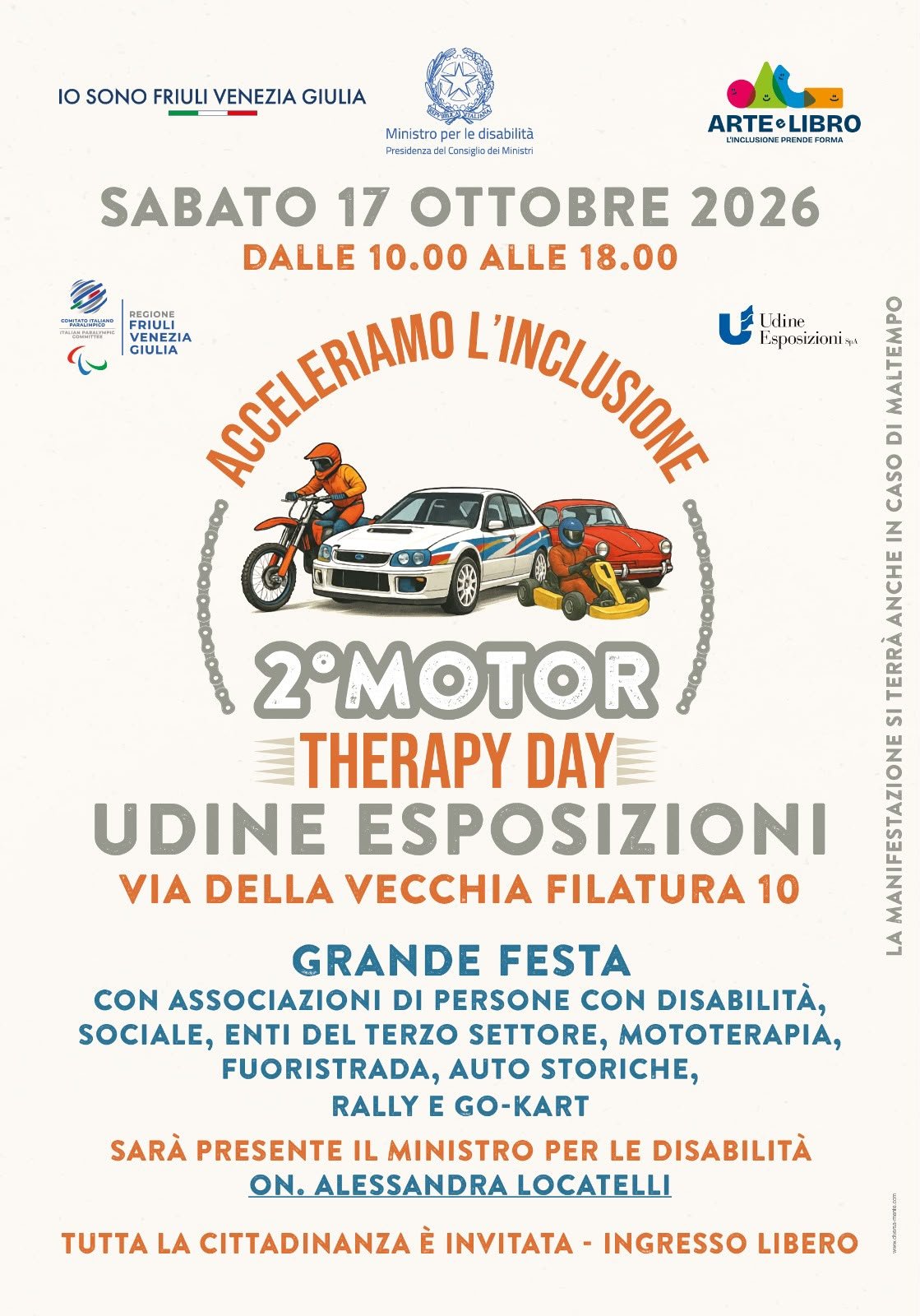 Tiliaventum al Motor Therapy – Udine esposizioni 17.10.2026 Tiliaventum al Motor Therapy - Udine esposizioni 17.10.2026